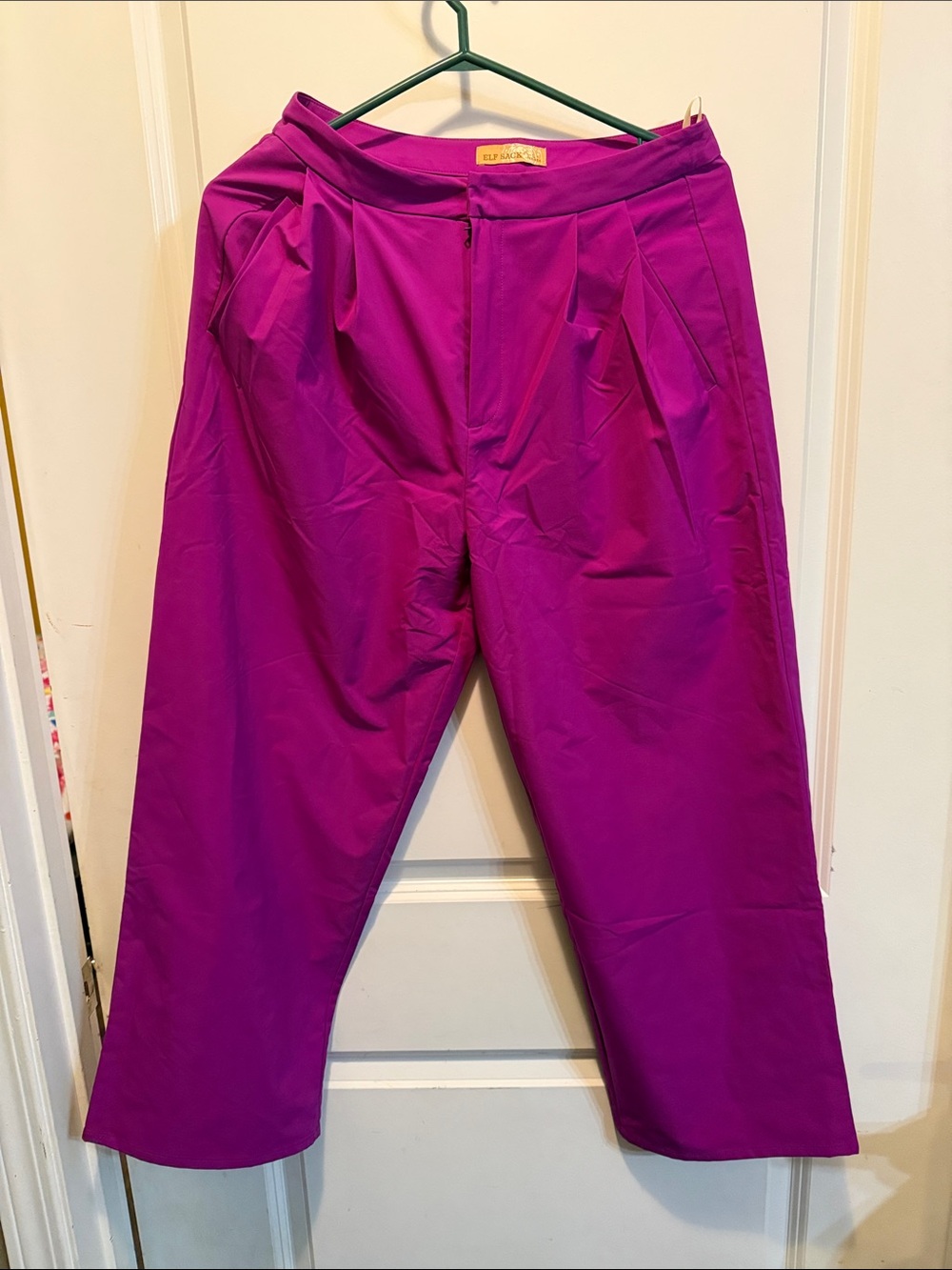 Elf Sack Bright Magenta Pleated Women’s Trousers 🩷